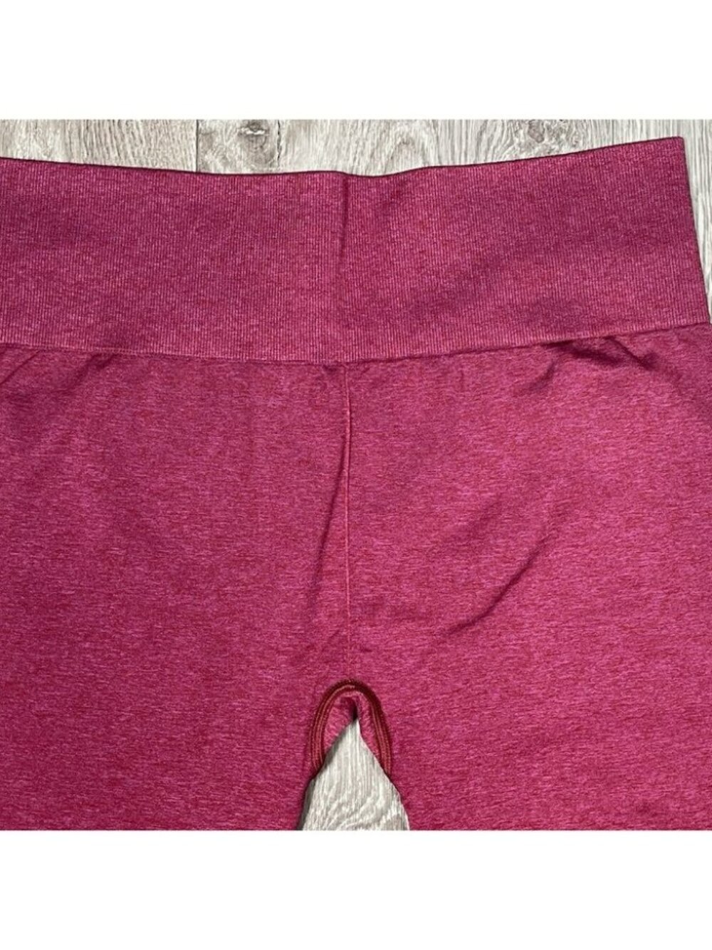 Gymshark Red Adapt Ombre Dip Dye Seamless Leggings - Women Size Large - Picture 10 of 14
